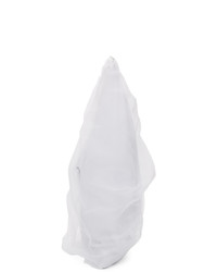 MM6 MAISON MARGIELA White Tulle Covered Triangle Tote