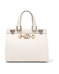 Gucci Zumi Small Embellished Textured Leather Tote