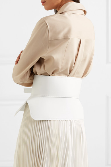 loewe obi leather waist belt