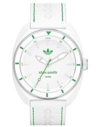 White Leather Watch