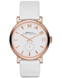Marc Jacobs Baker Leather Strap Watch 37mm