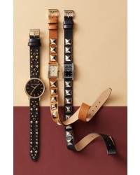 Rebecca Minkoff Bffl Studded Leather Strap Watch 36mm