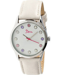 Boum Savant Bm2103 Eggshell Leatherwhite Wrist Watches