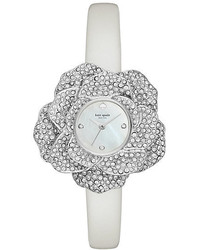 Kate Spade Crystal Rose Leather Watch