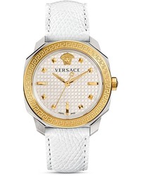 Versace Dylos Watch With Leather Strap 35mm