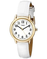 Timex Easy Reader Croco Pattern Leather Strap Watch Watches