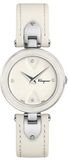 Salvatore Ferragamo Giglio Leather Strap Watch 32mm, $995