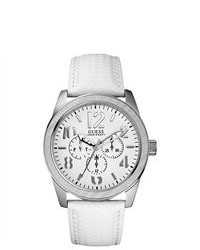 GUESS White Leather Watch U10645g2