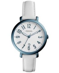 Fossil Jacqueline Leather Strap Watch