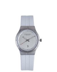 Johan Eric Je3001 04 001 Skive White Leather Watch