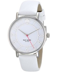 Kate Spade New York 1yru0454 Metro Stainless Steel Watch With Leather Band