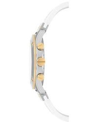Vince Camuto Multifunction Leather Strap Watch 42mm