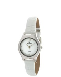Peugeot Vintage 356wt Winter White Leather Watch