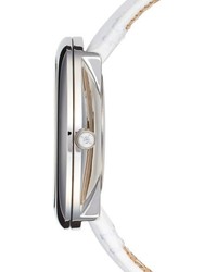 Sperry Sandbar Glitter Dial Leather Strap Watch 40mm