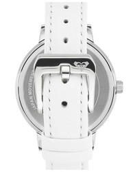Roxy The Bells Round Leather Strap Watch 37mm