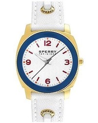 Sperry Top Sider Summerlin Square Leather Strap Watch 38mm