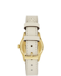 Gucci White G Timeless Bee Watch