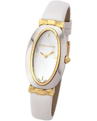 Nina Ricci White Leather Watch