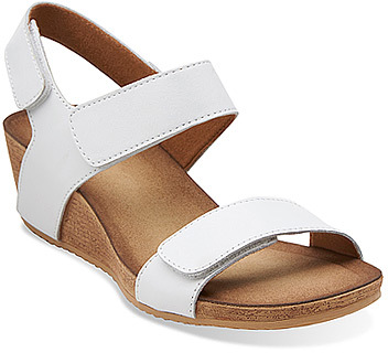 women's clarks alto madi wedge heel sandals