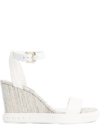 Casadei Ankle Strap Wedge Sandals
