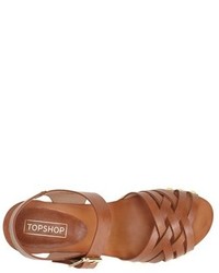 Topshop Clog Wedge Sandal