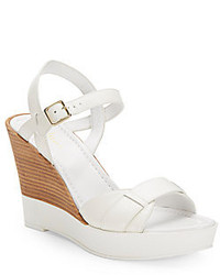 Cole Haan Paley Leather Wedge Sandals