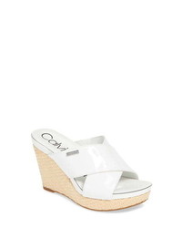 Calvin Klein Jacolyn Wedge Slide Sandal