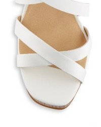 Lucky Brand Lahoya Leather Wedge Sandals