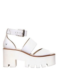 Windsor Smith 80mm Leather Wedge Sandals