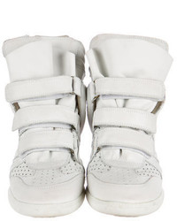 Isabel Marant Basket Leather Sneakers