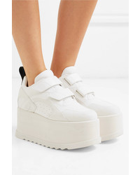 Stella McCartney Eclypse Faux Med Faux Suede Platform Sneakers