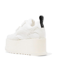 Stella McCartney Eclypse Faux Med Faux Suede Platform Sneakers