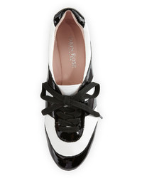Taryn Rose Parisa Striped Wedge Sneaker White