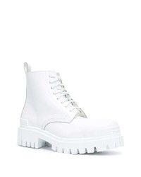 Balenciaga Ankle Length Lace Up Boots