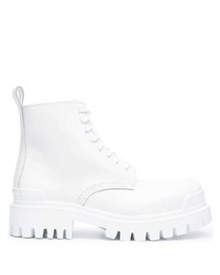 Balenciaga Ankle Length Lace Up Boots