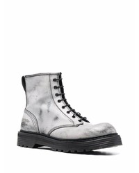 Premiata Metallic Effect Lace Up Boots