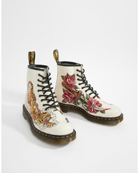 Dr. Martens X Grez 1460 Boots In Tattoo Print
