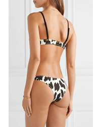 Solid & Striped The Rachel Leopard Print Bikini Top
