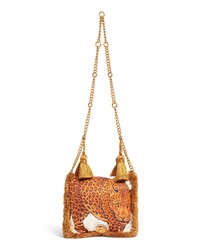 Versace Pillow Talk Leopard Print Shoulder Bag