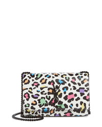 Saint Laurent Small Kate Leopard Print Leather Crossbody Bag