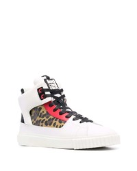 Just Cavalli Panelled High Top Sneakers