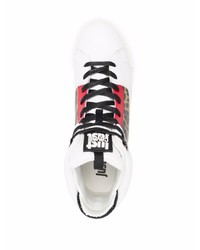 Just Cavalli Panelled High Top Sneakers