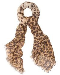 alexander mcqueen animal print scarf