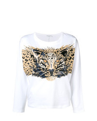 White Leopard Sweatshirt