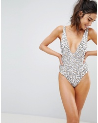 Skye and Staghorn Skye Staghorn Leopard Plunge Swimsuit