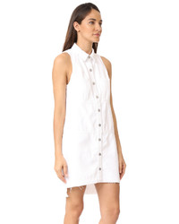 7 For All Mankind Sleeveless Dress With Step Hem