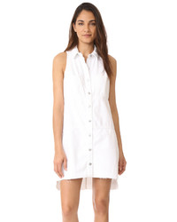 7 For All Mankind Sleeveless Dress With Step Hem