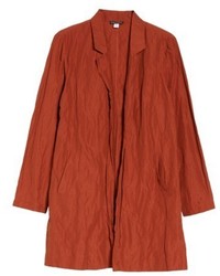 Eileen Fisher Notch Collar Long Jacket