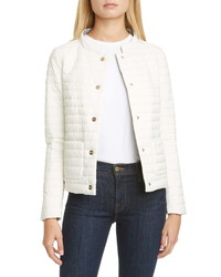 White Lightweight Puffer Jacket