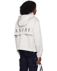 Amiri Gray Lightweight Jacket